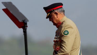 FILE PHOTO: Pakistan's Army Chief of Staff General Qamar Javed Bajwa, arrives to attend the Pakistan Day military parade in Islamabad, Pakistan March 23, 2022. REUTERS/Saiyna Bashir/File Photo