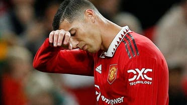 Manchester United's Cristiano Ronaldo reacts during a football match. (File Photo: Reuters)