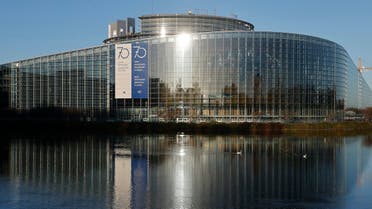 The European Parliament is seen in in Strasbourg, eastern France, Wednesday, Nov. 23, 2022. (AP Photo/Jean-Francois Badias)