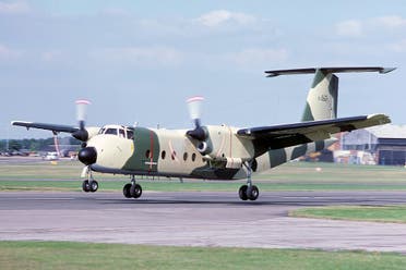 A picture of a plane similar to the one that carried the Zambian national team