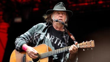 Canadian singer-songwriter Neil Young performs at the Orange Stage at the Roskilde Festival in Roskilde, Denmark, July 1, 2016. (File photo: Reuters)