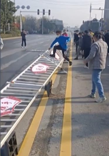 تظاهرات ضد تدابير الإغلاق في الصين بسبب كورونا - أرشيفية