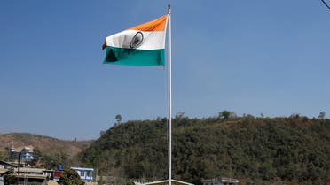 An Indian national flag flies next to an immigration check post on the India-Myanmar border in Zokhawthar village in Champhai district of India's northeastern state of Mizoram, India, March 16, 2021. (File Photo: Reuters)