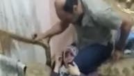 "هقتلك زي نيرة".. فيديو لشخص يعتدي على طليقته يشغل المصريين