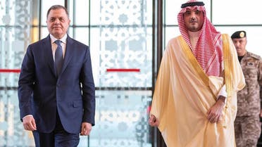 Saudi Arabia’s interior minister Prince Abdulaziz bin Saud bin Naif bin Abdulaziz held official talks with his Egyptian counterpart General Mahmoud Tawfiq. (SPA)