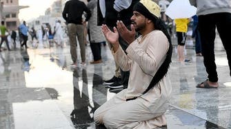 دلوں کو موہ لینے والے مناظر، مسجد نبوی میں باران رحمت نے زائرین کے سر نم کردیئے