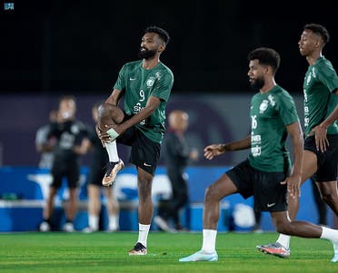 Saudi Arabia’s national team are stepping up their training in Doha in preparation for the upcoming match against Mexico next Wednesday at Lusail Stadium, in the third and final round of the group stage of the FIFA World Cup Qatar 2022. (Supplied: SPA)