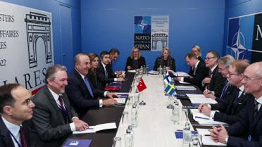 اجتماع بين فنلندا والسويد وتركيا في نوفمبر الماضي بشأن الانضمام للناتو