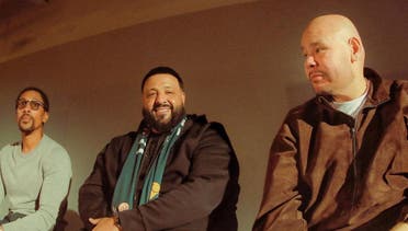 DJ Khaled makes a surprise appearance at XP Music Futures conference in Riyadh, Saudi Arabia. (Instagram)