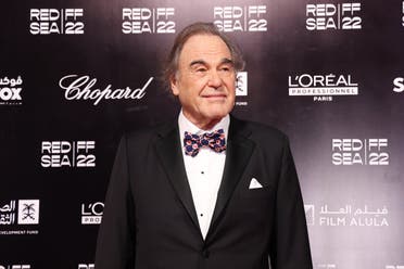 Oliver Stone poses on the red carpet at the Red Sea Film Festival in Saudi Arabia’s Jeddah on December 1, 2022. (Twitter)
