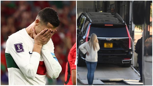 Ronaldo’s precious cars arrive in his hometown… and ‘interrupt traffic’