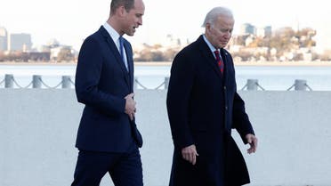U.S. President Joe Biden walks with Britain's Prince William, Prince of Wales at the John F. Kennedy Library and Museum in Boston, Massachusetts, U.S. December 2, 2022. (File photo: Reuters)