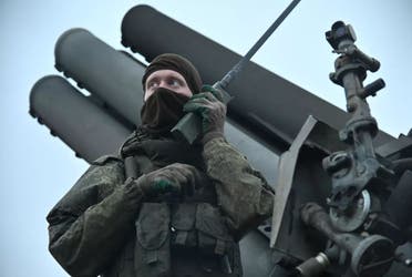 A component of the Russian army in Ukraine