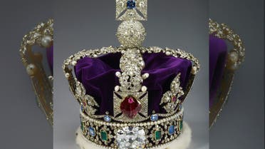 An undated handout photo released by Buckingham Palace in London on December 3, 2022, shows the Imperial State Crown, that is set to be worn by King Carles III during his Coronation on May 6, 2023.