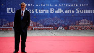 Albania's Prime Minister Edi Rama looks on ahead of the EU-Western Balkans summit in Tirana, Albania, December 6, 2022. REUTERS/Florion Goga