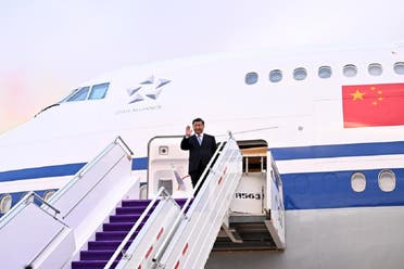 China’s President Xi Jinping arrives in Saudi Arabia’s Riyadh for a three-day visit on December 7, 2022. (SPA)