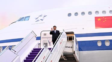China’s President Xi Jinping arrives in Saudi Arabia’s Riyadh for a three-day visit on December 7, 2022. (SPA)