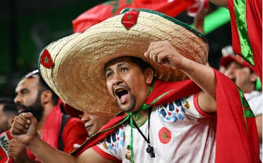 من مباراة المغرب وإسبانيا في مونديال قطر (رويترز)