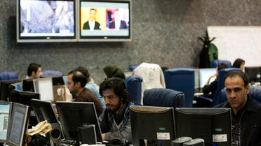 This photo taken on January 21, 2012 shows Press TV’s newsroom in Tehran. (Reuters)
