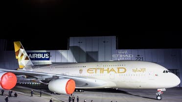 An Airbus A380 rolls out of a paint hangar during a branding ceremony of Etihad Airways in Hamburg-Finkenwerder. (File Photo: Reuters)