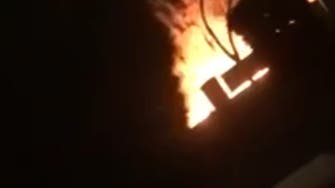 آتش‌سوزی گسترده در پادگان بسیج «امام حسین» اهواز