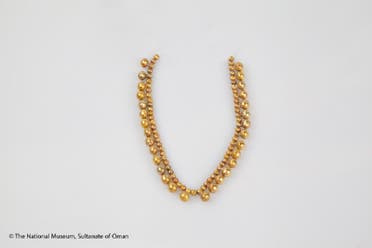 A rare golden necklace that date back to the period between 300 B.C. and 400 A.D. (Supplied)