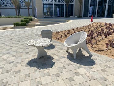 Experimenting with concrete street furniture design using 3D printing. (Supplied)
