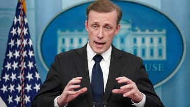 US White House national security adviser Jake Sullivan speaks at a press briefing at the White House in Washington, December 12, 2022. (Reuters)