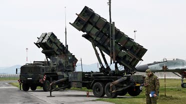 Patriot missile defense system is seen at Sliac Airport, in Sliac, near Zvolen, Slovakia, May 6, 2022. (Reuters)