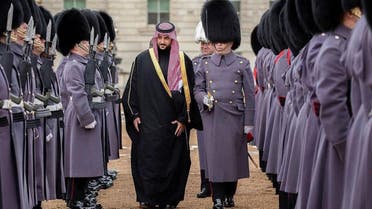 Saudi Arabia's Minister of Defense Prince Khalid bin Salman on an official visit to the United Kingdom. (SPA)