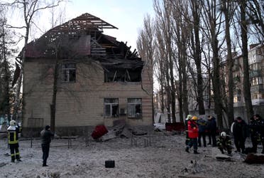 of devastation in Kyiv