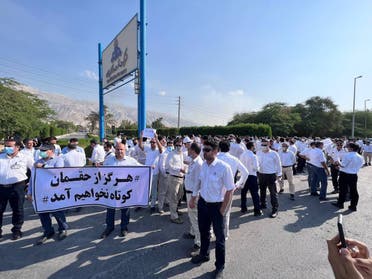 من إضراب عمال النفط اليوم في إيران