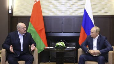الرئيسان الروسي فلاديمير بوتين والبيلاروسي ألكسندر لوكاشينكو (أرشيفية)