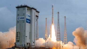 The European light launcher rocket Vega-C was lost shortly after lift-off from French Guiana on Tuesday with two Airbus satellites on board, the company behind the launch said. (Twitter)