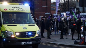Thousands of UK ambulance staff strike as public urged to avoid risks