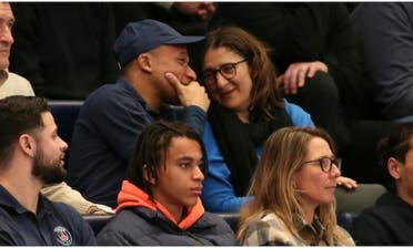 Faiza El Amari with Kylian Mbappe