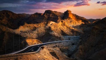 A general view of Jebel Hafeet in Al Ain, United Arab Emirates. (Twitter)