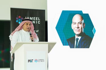Fady Jameel, Vice Chairman, Community Jameel, speaking at 'AI Cures' conference held in Dubai. (Supplied)