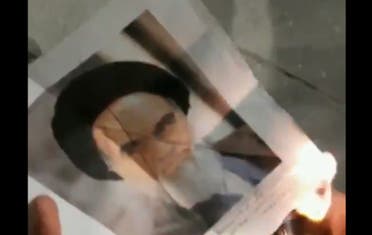 From burning Khomeini's picture during demonstrations in Tehran 