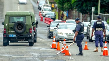 Military vehicles are seen on the streets of Suva on December 23, 2022, a day after the government announced a post-election military deployment to maintain law and order. (AFP)