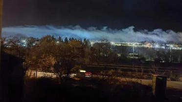 An emergency situation was declared in the eastern town of Pirot, near the border with Bulgaria, after a freight train carrying ammonia derailed on Sunday evening, releasing the flammable and toxic gas into the atmosphere. (Twitter)