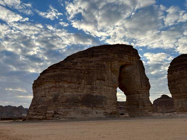 The Elephant Rock formation in AlUla. (Photo by Tamara Abueish)