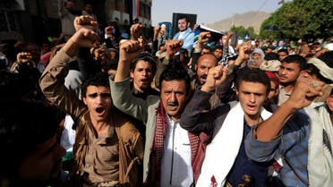 عناصر تابع لميليشيا الحوثي في اليمن 