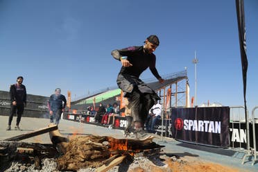 Prince Khaled participating in the Spartan Race KSA staged by Saudi Sports for All Federation. (Supplied)