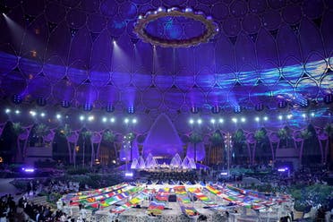 Artists perform during Expo 2020 Dubai closing ceremony at Al Wasl, in Dubai, United Arab Emirates, March 31, 2022. (File photo: Reuters)