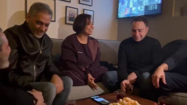 After a long absence… Sherine meets Fadl Shaker in his hideout in Lebanon