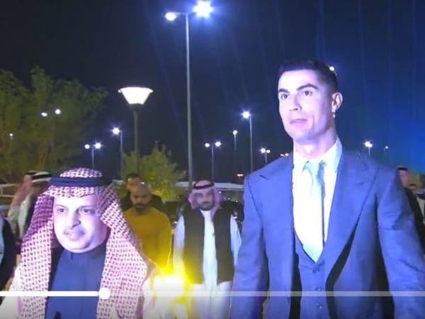 فيديو وصول كريستيانو رونالدو إلى ملعب مرسول بارك في الرياض