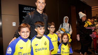 Cristiano Ronaldo has touched down in Saudi Arabia after his historic signing with Al Nassr football club. (Supplied)