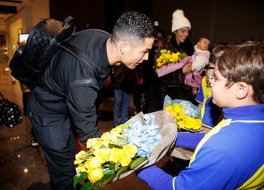 Cristiano Ronaldo has touched down in Saudi Arabia after his historic signing with Al Nassr football club. (Supplied)