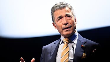 Founder and Chairman of the Alliance of Democracies Foundation Anders Fogh Rasmussen speaks during Copenhagen Democracy Summit in the Skuespilhuset in Copenhagen, Denmark, June 10, 2022. Ritzau Scanpix/Philip Davali via REUTERS ATTENTION EDITORS - THIS IMAGE WAS PROVIDED BY A THIRD PARTY. DENMARK OUT. NO COMMERCIAL OR EDITORIAL SALES IN DENMARK.